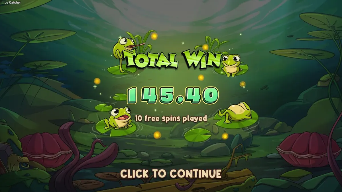 Rakun angler di permainan slot Le Catcher